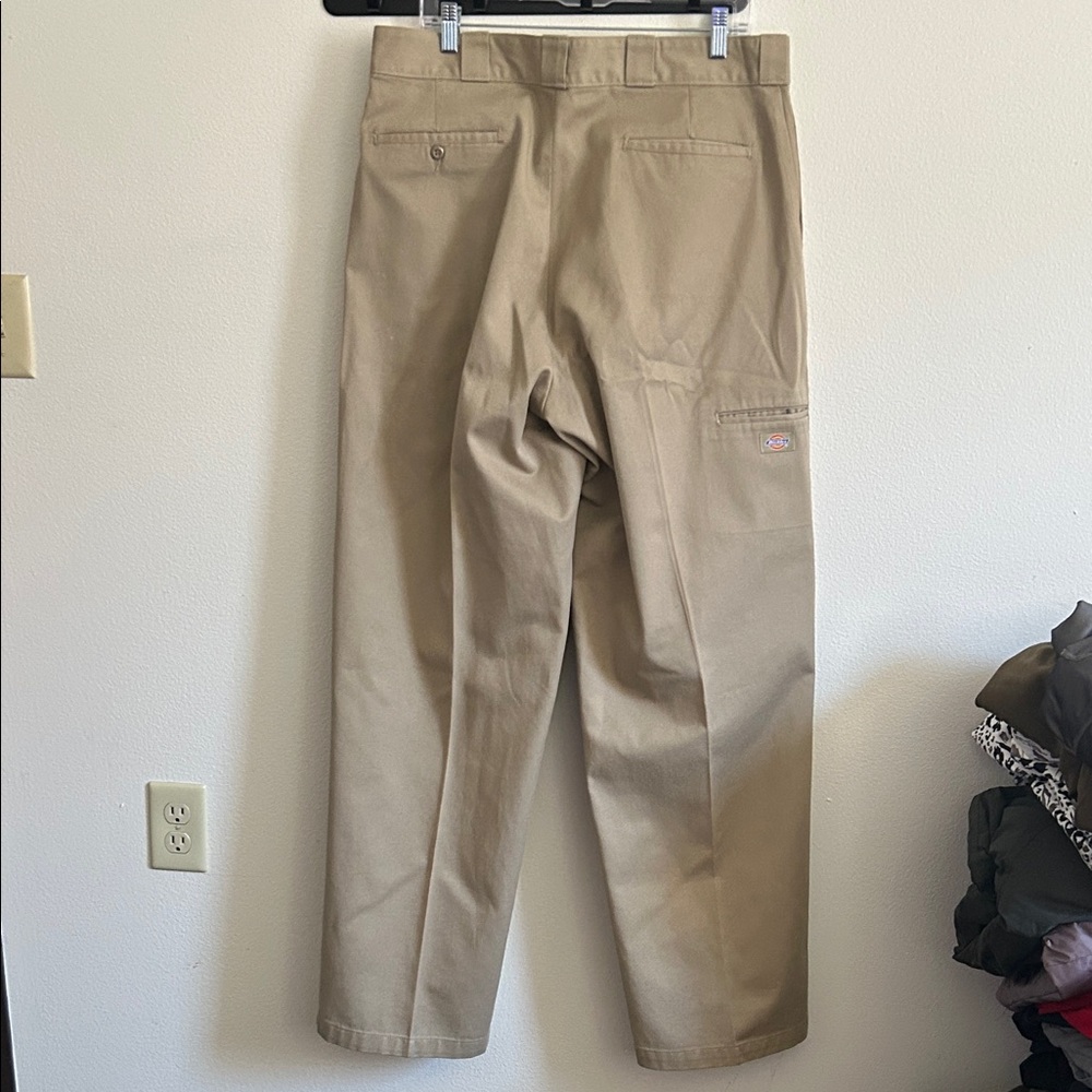 Dickies Men's Loose Fit Double Knee Tan Utility Workwear Pants..36 X 34 - Picture 5 of 11